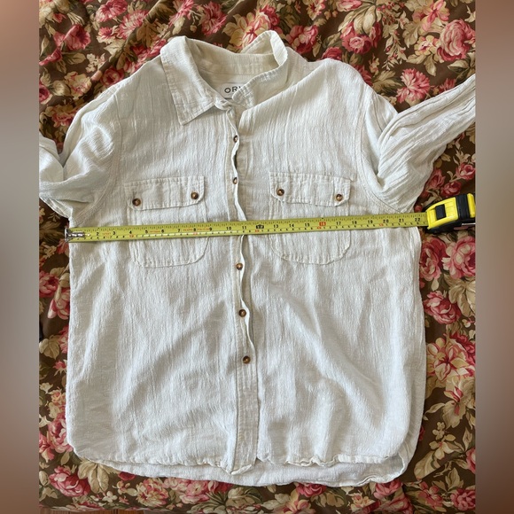 Orvis Women’s Long Sleeve Button Down Hemp/Silk/Cotton Blend‎ Large - Picture 6 of 6